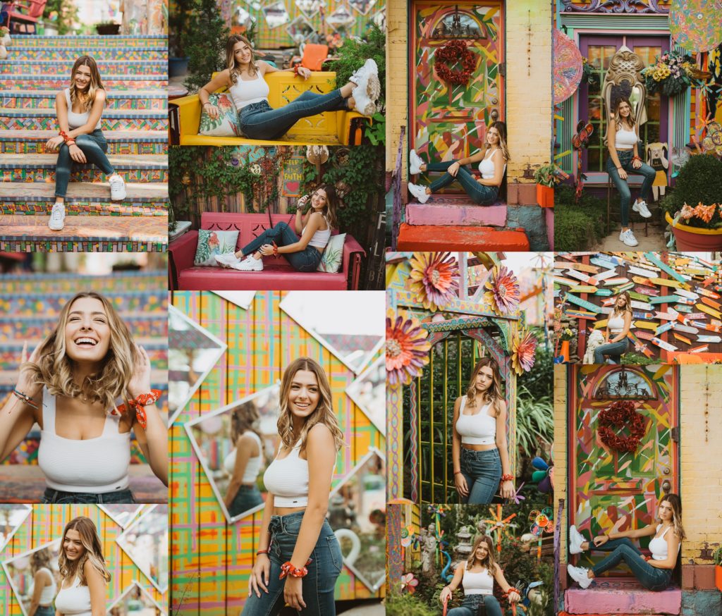 Ashley Nicolle Photography urban senior pictures in Pittsburgh Randyland